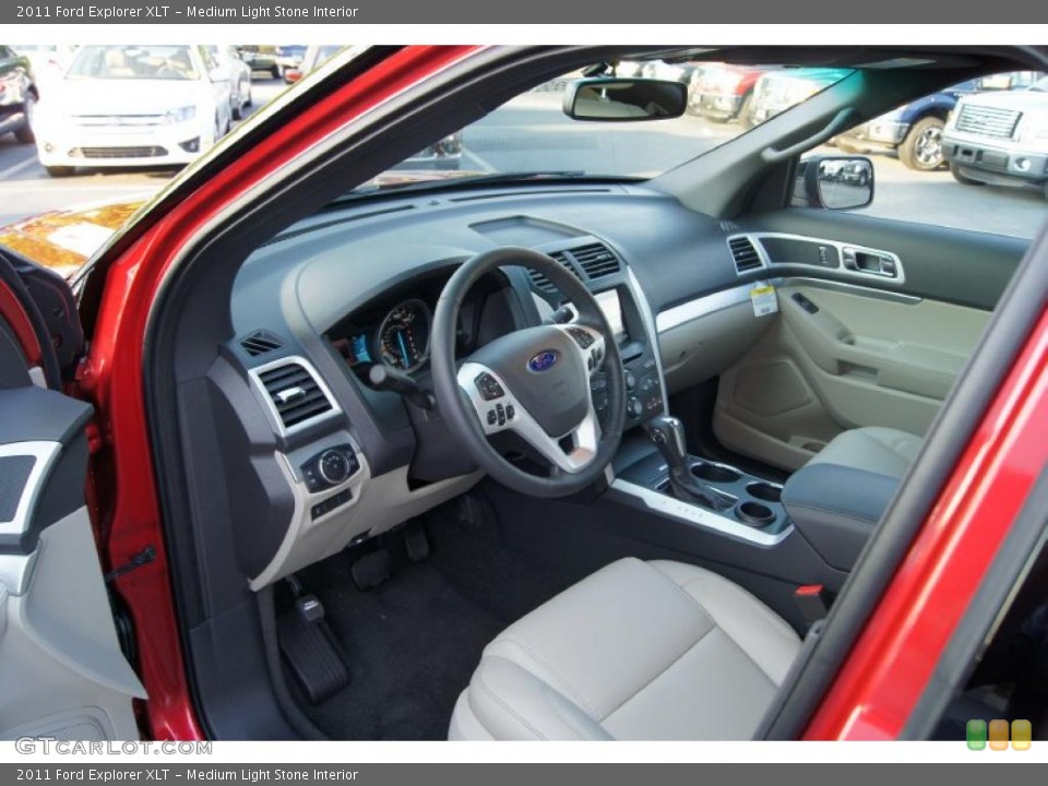 Medium Light Stone Interior Photo for the 2011 Ford Explorer XLT #48486411