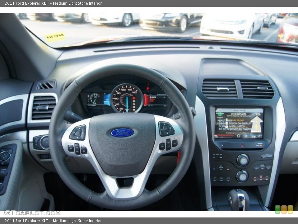 Medium Light Stone Interior Dashboard for the 2011 Ford Explorer XLT #48486459
