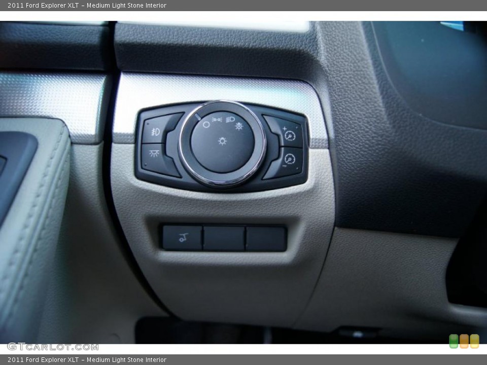 Medium Light Stone Interior Controls for the 2011 Ford Explorer XLT #48486534