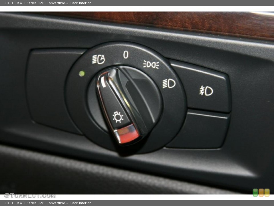 Black Interior Controls for the 2011 BMW 3 Series 328i Convertible #48487041