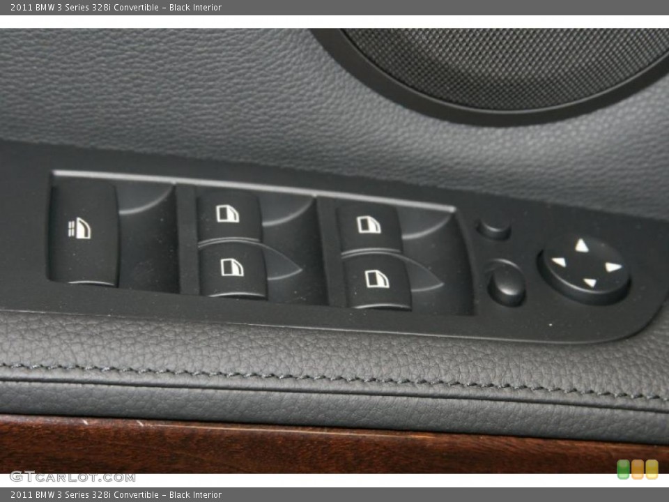 Black Interior Controls for the 2011 BMW 3 Series 328i Convertible #48487050