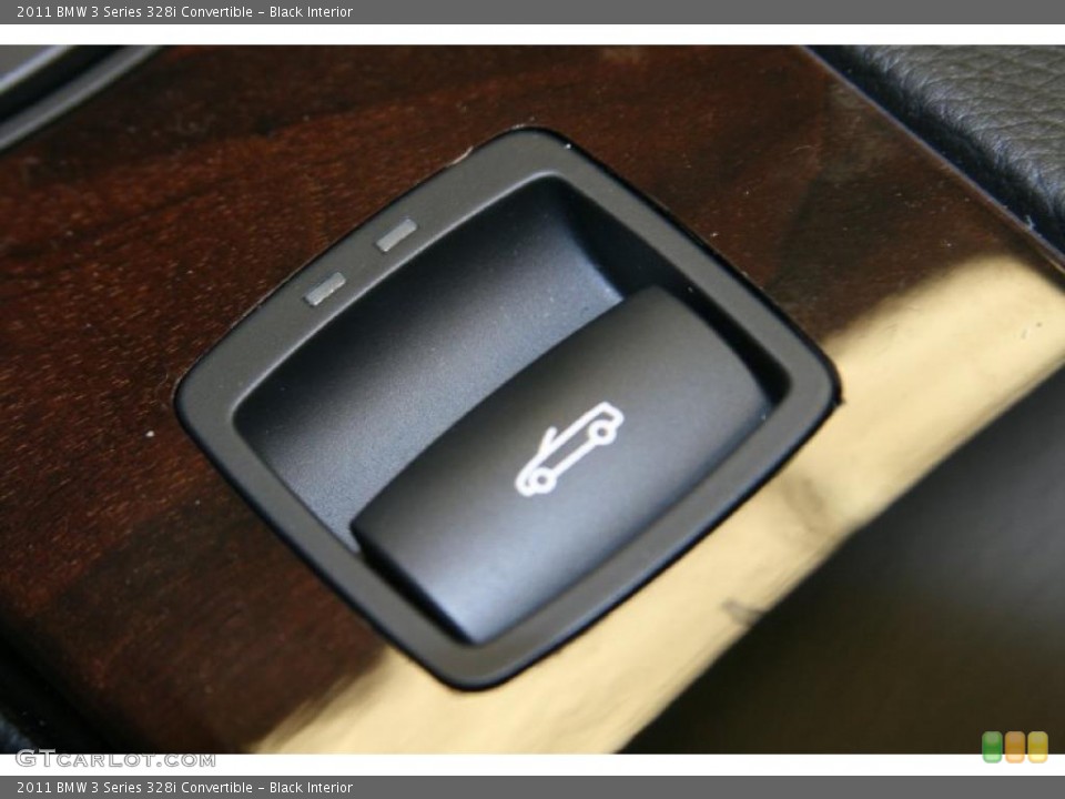 Black Interior Controls for the 2011 BMW 3 Series 328i Convertible #48487104