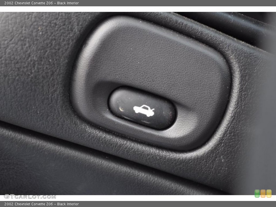 Black Interior Controls for the 2002 Chevrolet Corvette Z06 #48487560