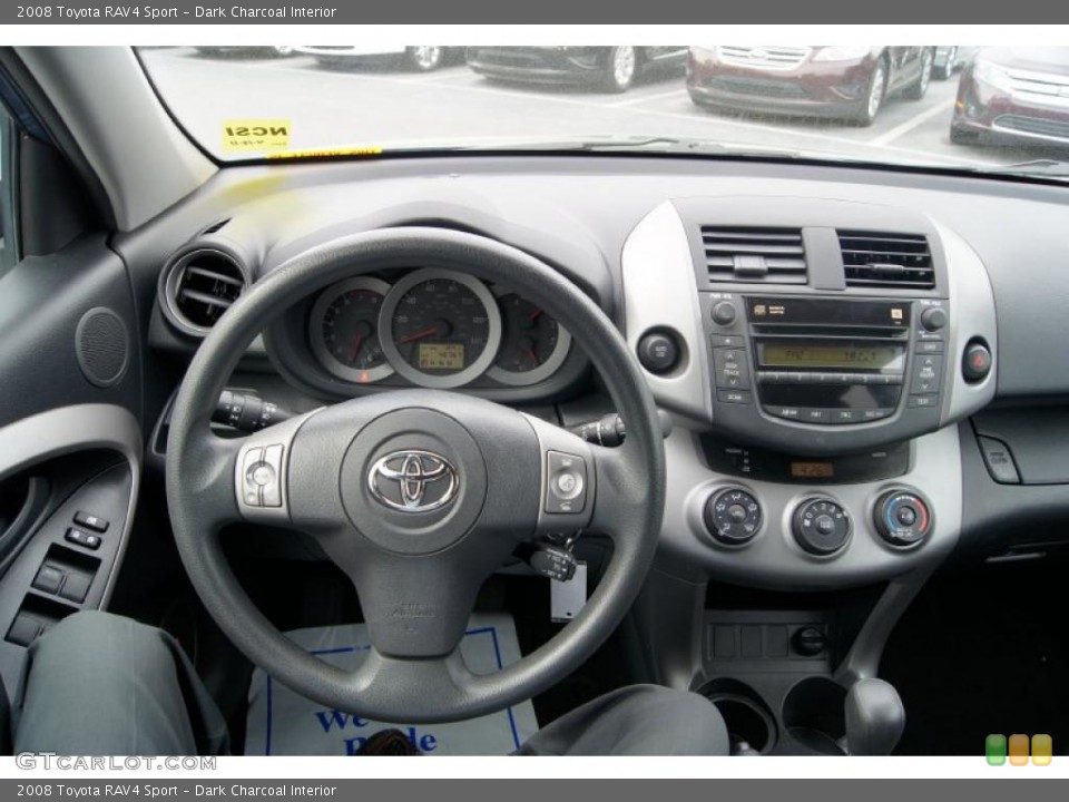 Dark Charcoal Interior Steering Wheel for the 2008 Toyota RAV4 Sport #48488344