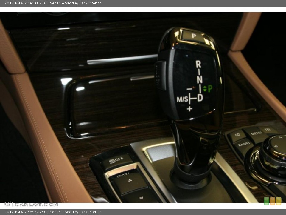 Saddle/Black Interior Transmission for the 2012 BMW 7 Series 750Li Sedan #48489508