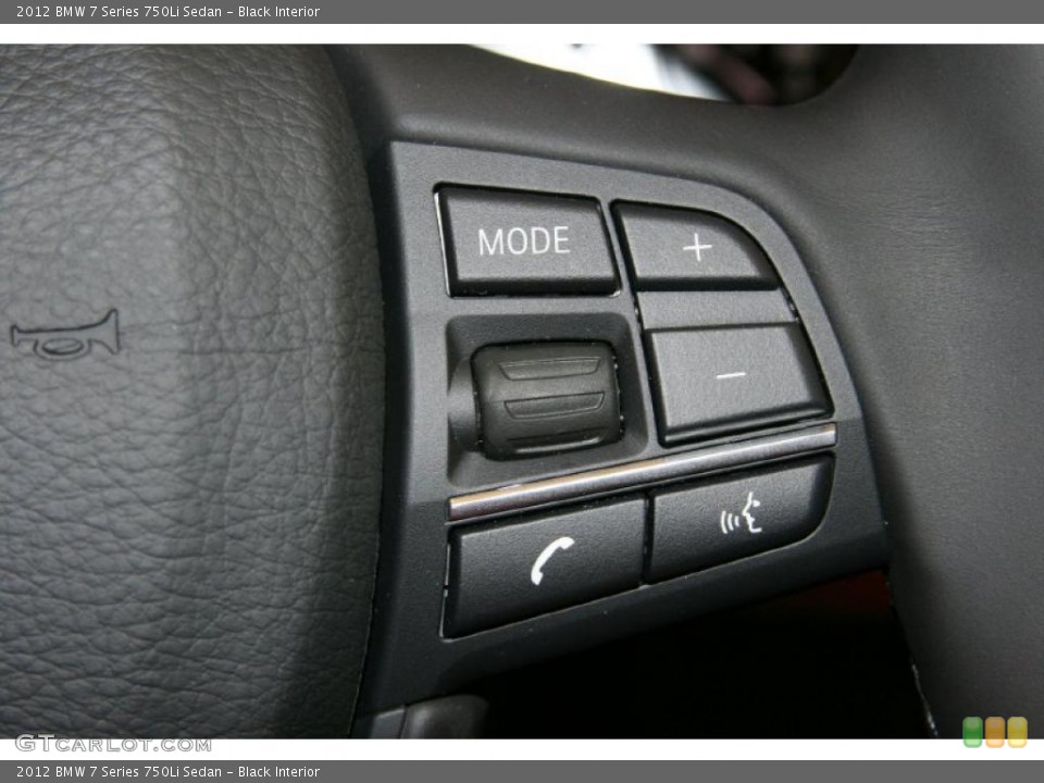 Black Interior Controls for the 2012 BMW 7 Series 750Li Sedan #48489742