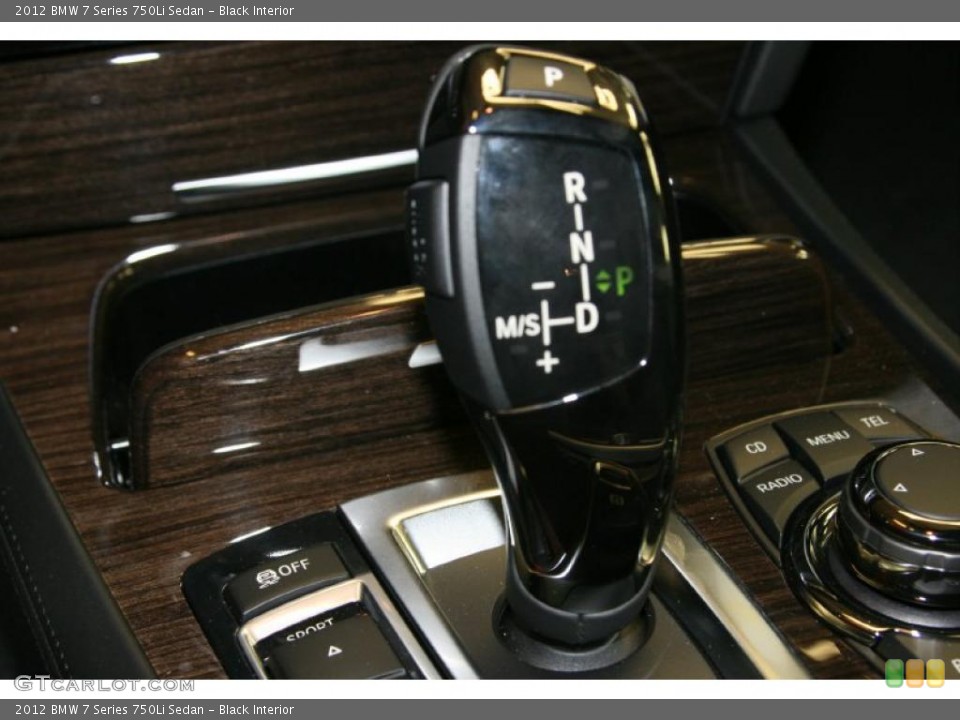 Black Interior Transmission for the 2012 BMW 7 Series 750Li Sedan #48489775