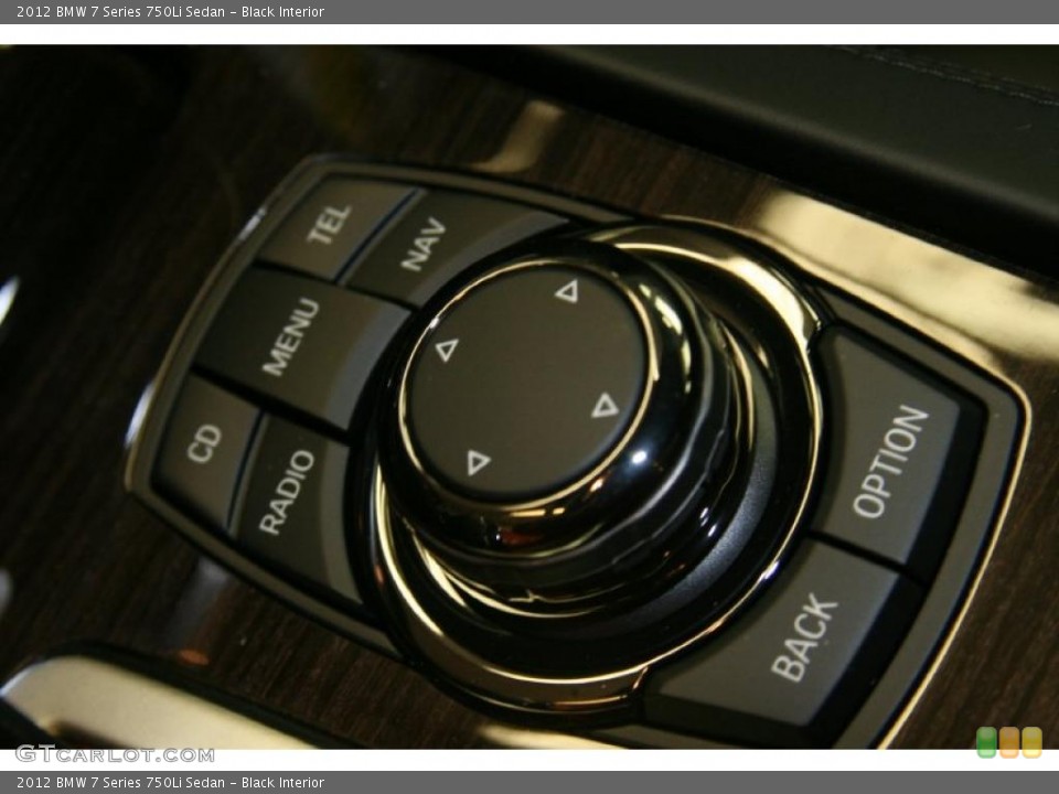 Black Interior Controls for the 2012 BMW 7 Series 750Li Sedan #48489787