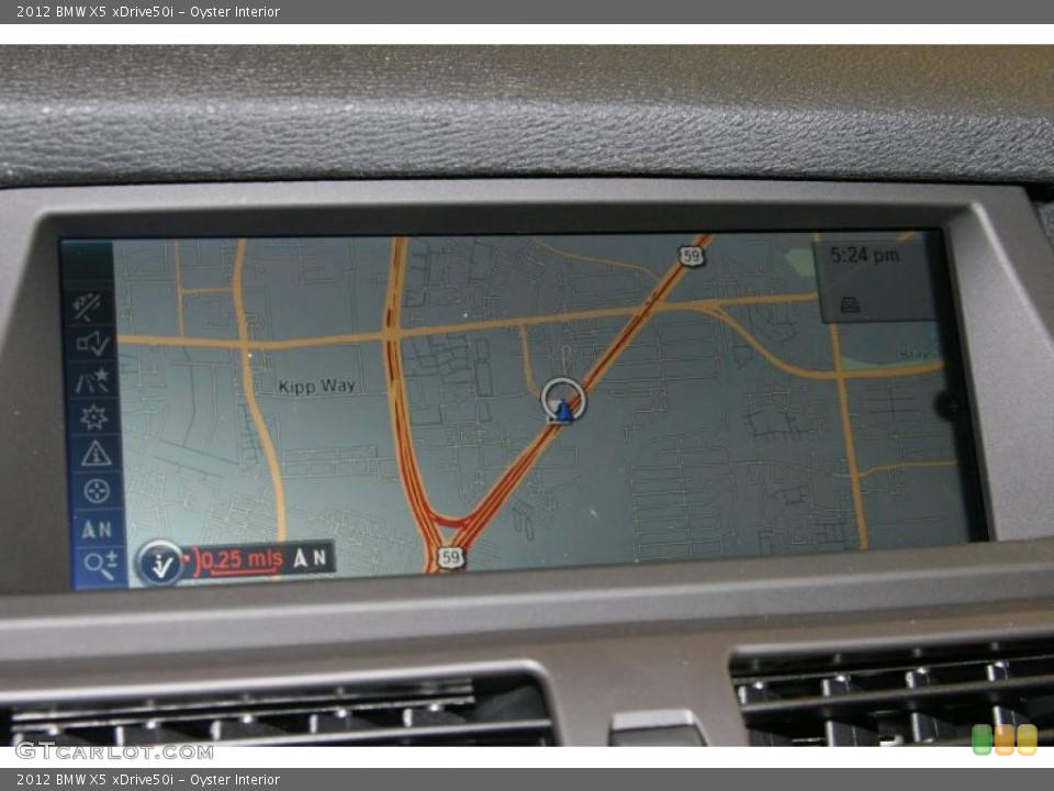 Oyster Interior Navigation for the 2012 BMW X5 xDrive50i #48490189