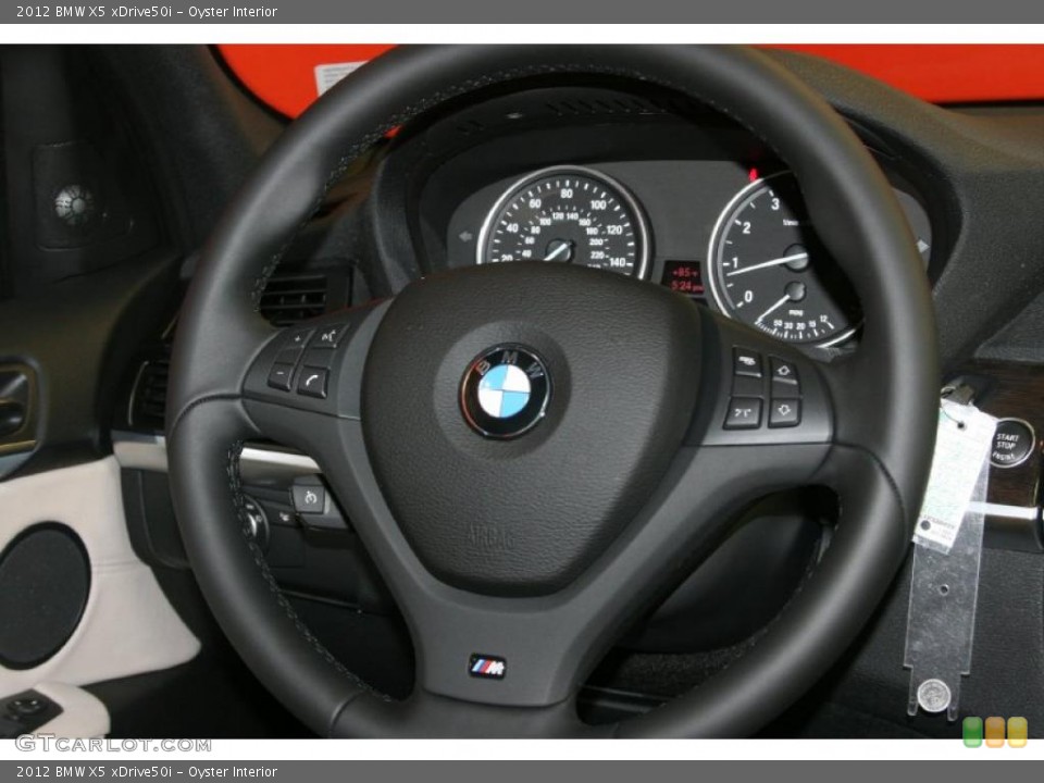 Oyster Interior Steering Wheel for the 2012 BMW X5 xDrive50i #48490201