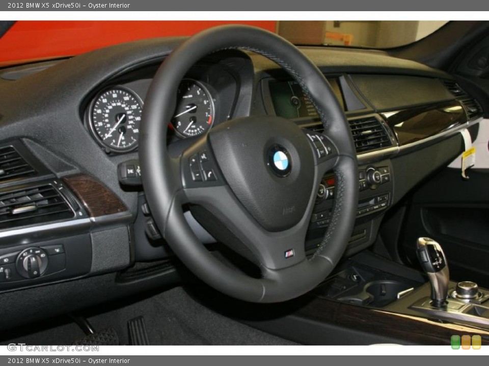 Oyster Interior Steering Wheel for the 2012 BMW X5 xDrive50i #48490213