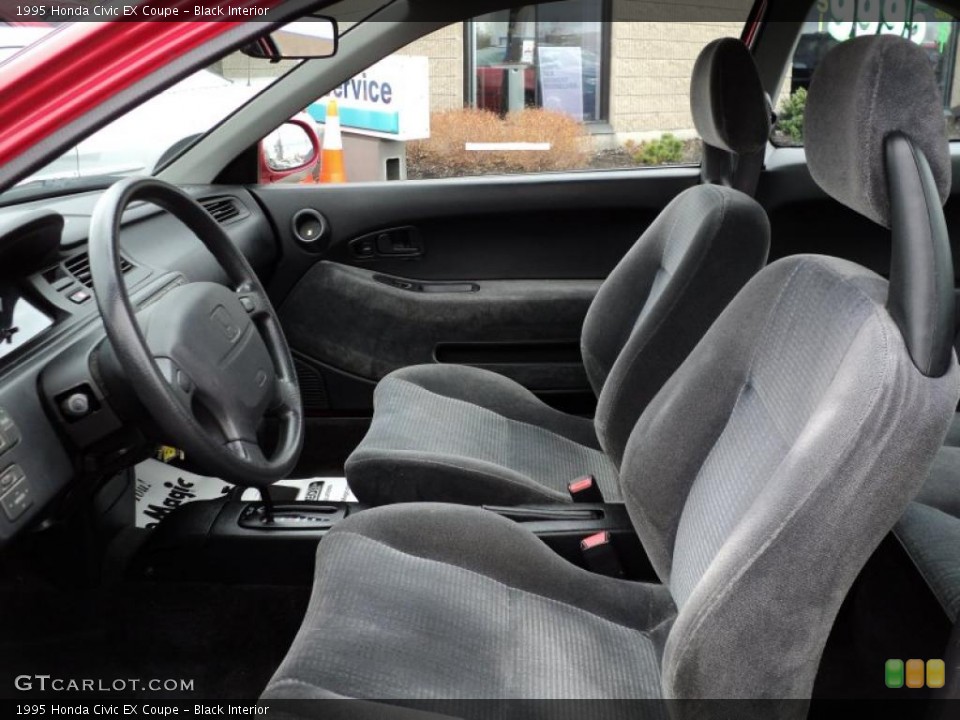 Black Interior Photo for the 1995 Honda Civic EX Coupe #48490828