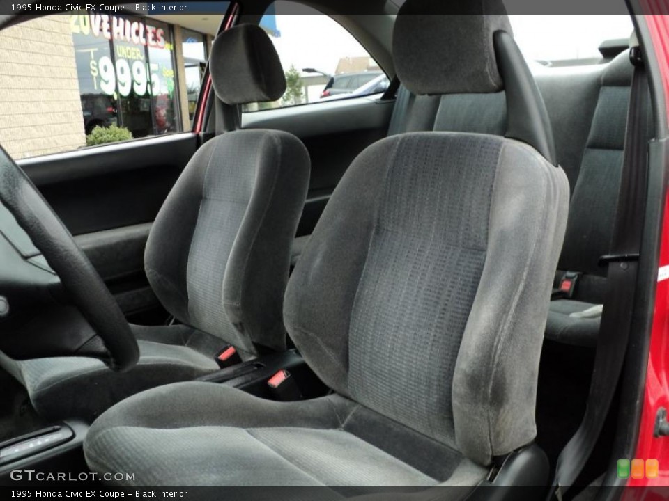 Black Interior Photo for the 1995 Honda Civic EX Coupe #48490855