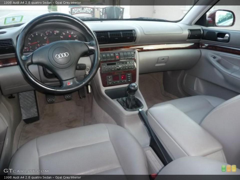 Opal Grey 1998 Audi A4 Interiors