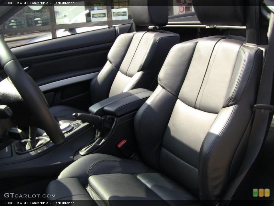 Black Interior Photo for the 2008 BMW M3 Convertible #48492271