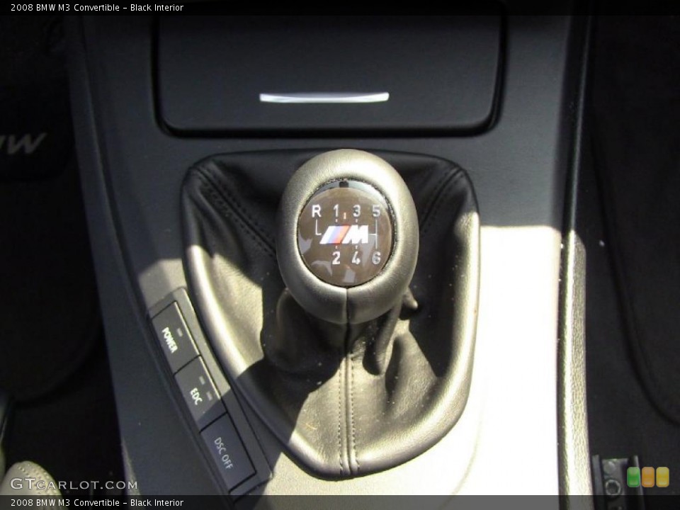 Black Interior Transmission for the 2008 BMW M3 Convertible #48492319