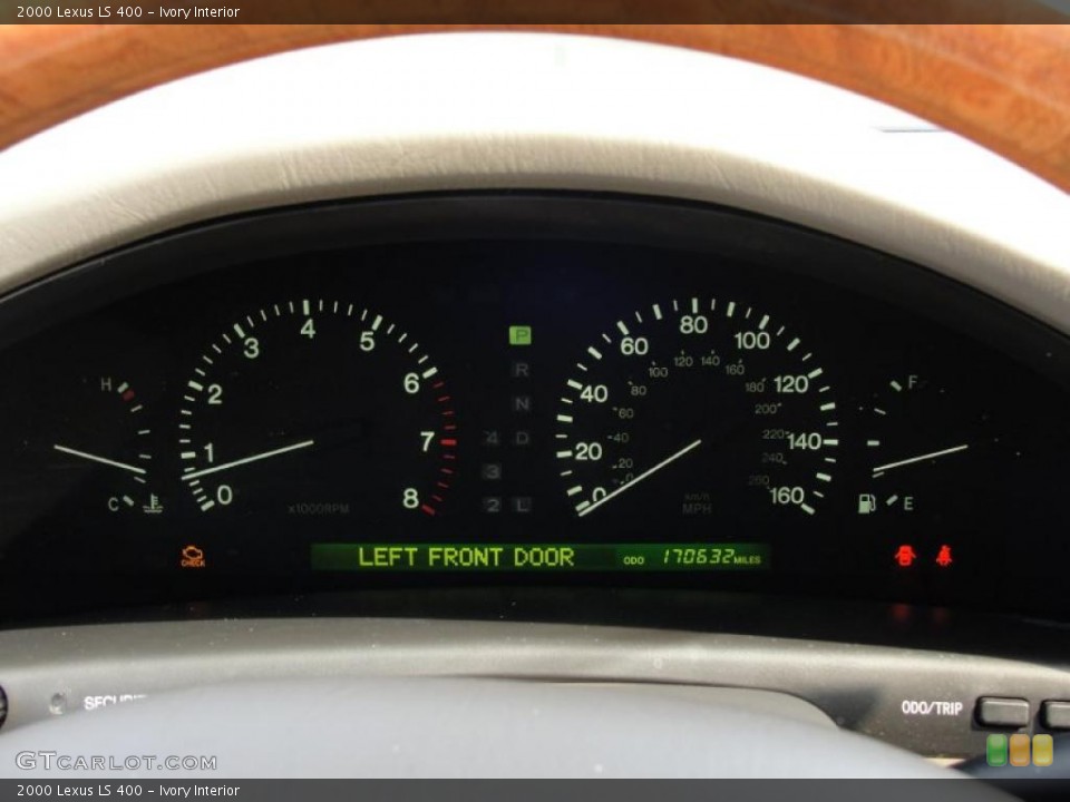 Ivory Interior Gauges for the 2000 Lexus LS 400 #48493117