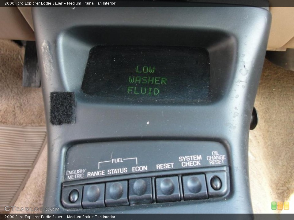 Medium Prairie Tan Interior Controls for the 2000 Ford Explorer Eddie Bauer #48493615