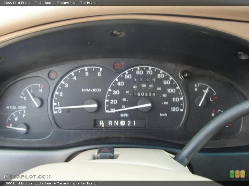 Medium Prairie Tan Interior Gauges for the 2000 Ford Explorer Eddie Bauer #48493639
