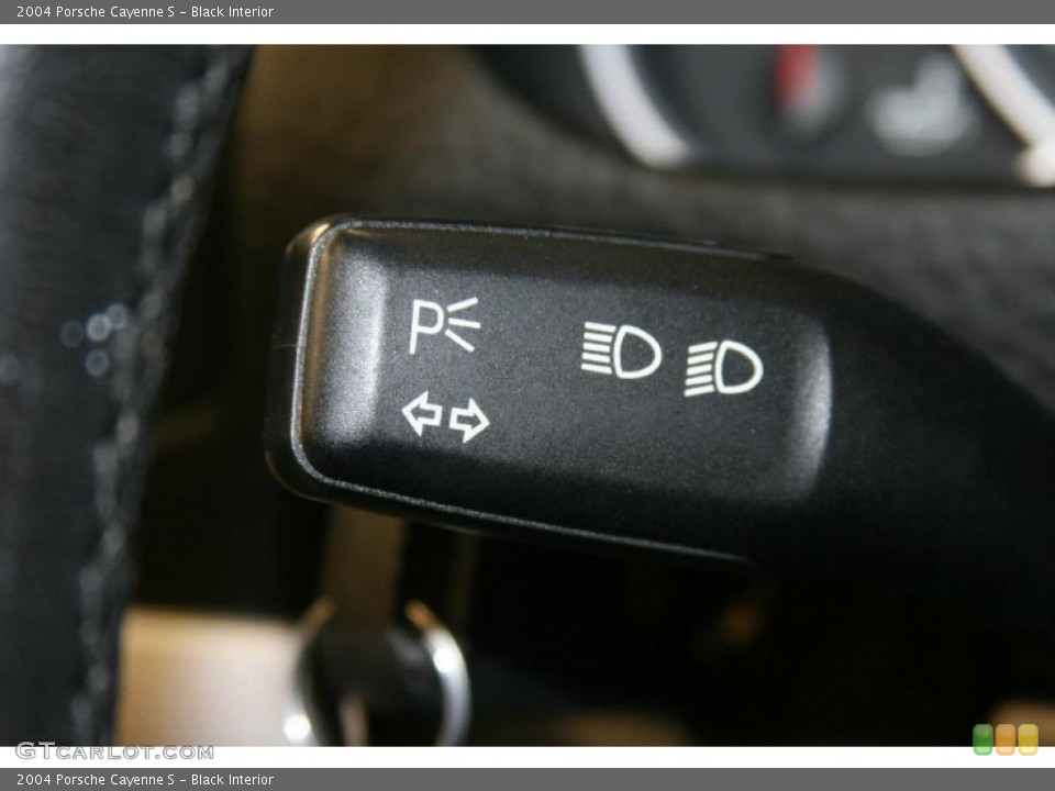 Black Interior Controls for the 2004 Porsche Cayenne S #48493897