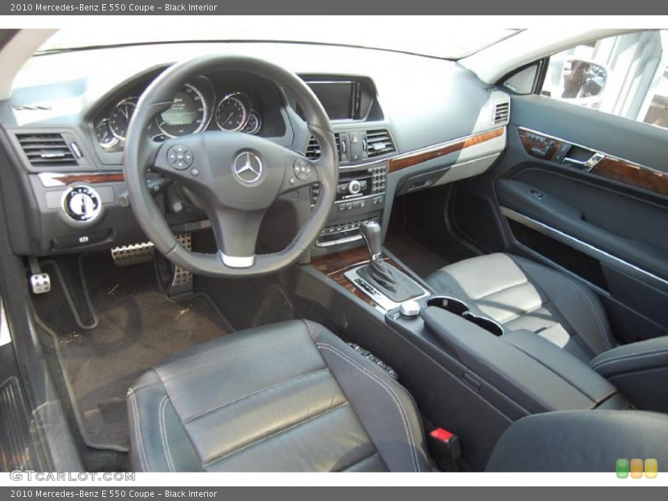 Black Interior Prime Interior for the 2010 Mercedes-Benz E 550 Coupe #48494482