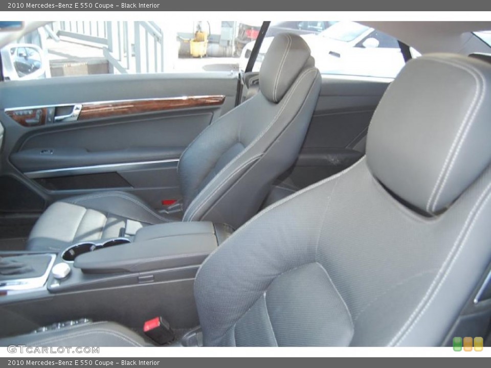 Black Interior Photo for the 2010 Mercedes-Benz E 550 Coupe #48494494