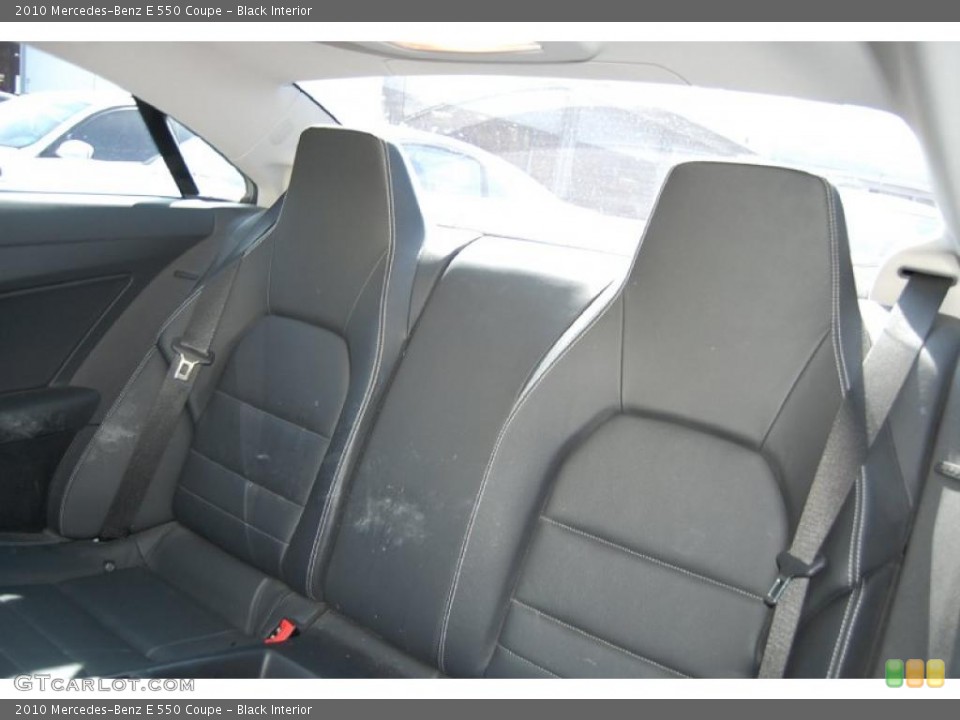 Black Interior Photo for the 2010 Mercedes-Benz E 550 Coupe #48494506