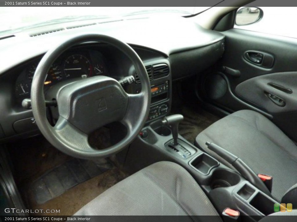 Black Interior Photo for the 2001 Saturn S Series SC1 Coupe #48494638