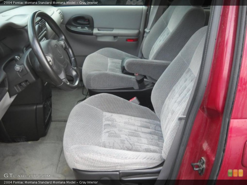Gray Interior Photo for the 2004 Pontiac Montana  #48495046