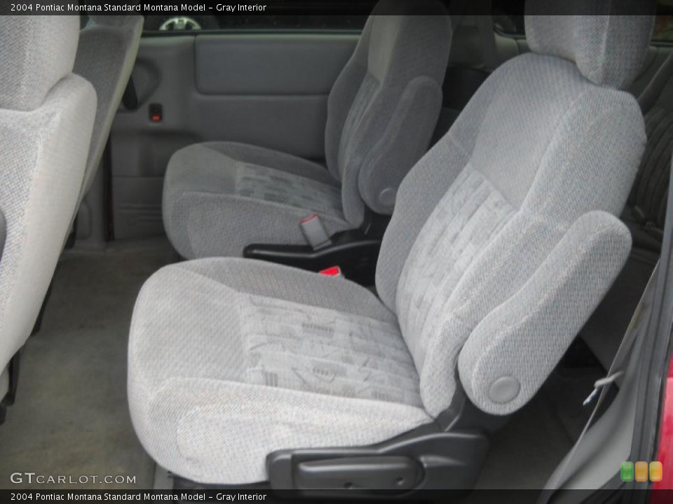Gray Interior Photo for the 2004 Pontiac Montana  #48495058