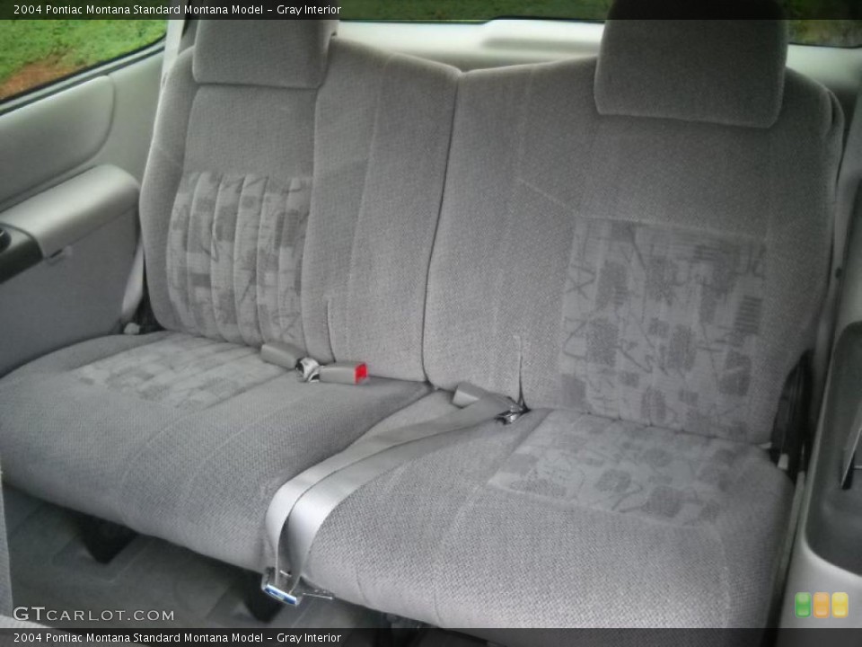Gray Interior Photo for the 2004 Pontiac Montana  #48495070