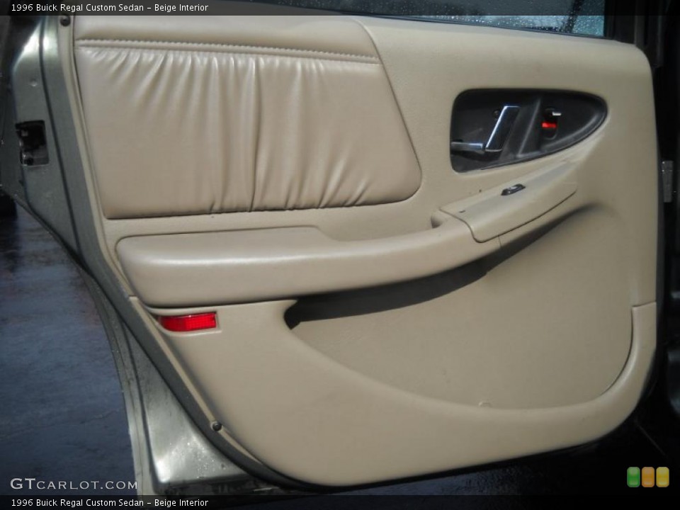 Beige Interior Door Panel for the 1996 Buick Regal Custom Sedan #48495355