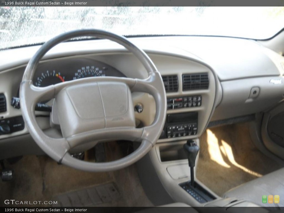 Beige Interior Dashboard for the 1996 Buick Regal Custom Sedan #48495367