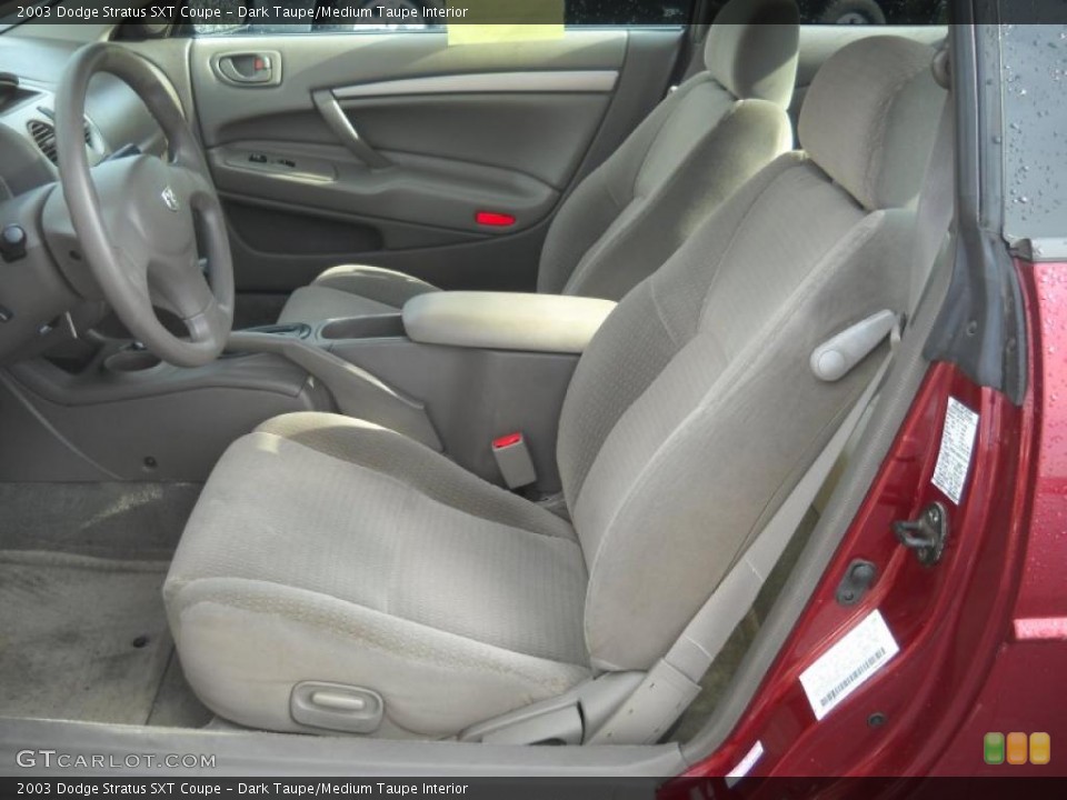 Dark Taupe/Medium Taupe Interior Photo for the 2003 Dodge Stratus SXT Coupe #48495556