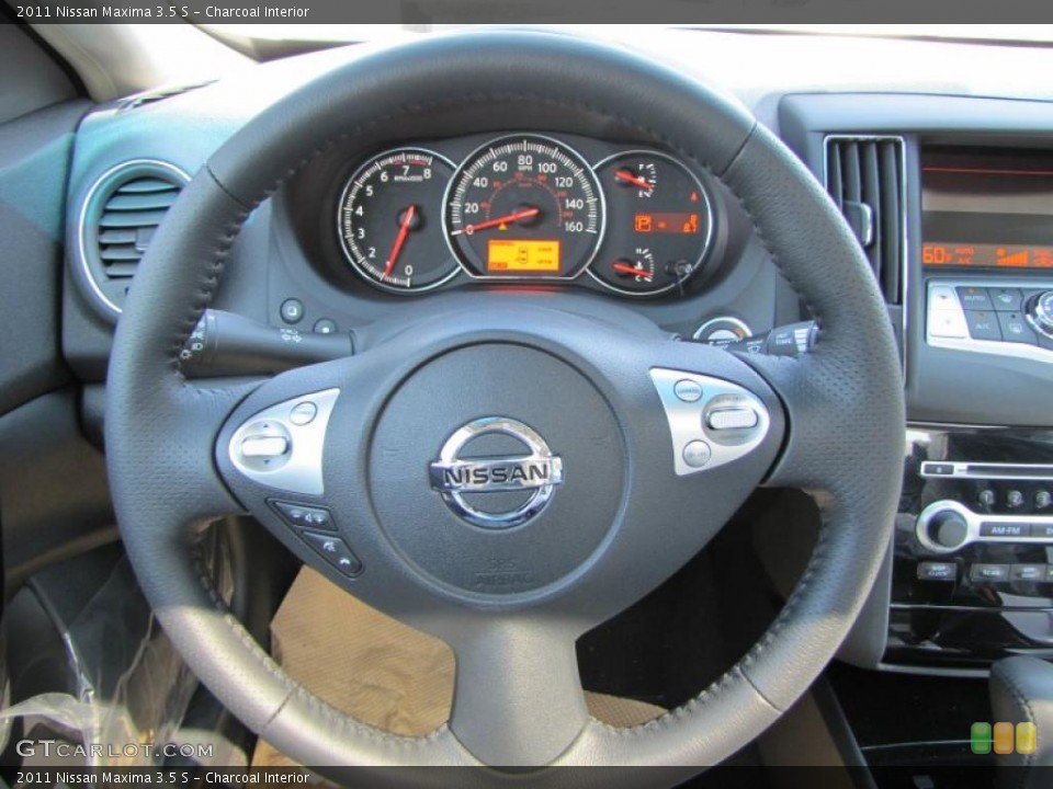 Charcoal Interior Steering Wheel for the 2011 Nissan Maxima 3.5 S #48496645
