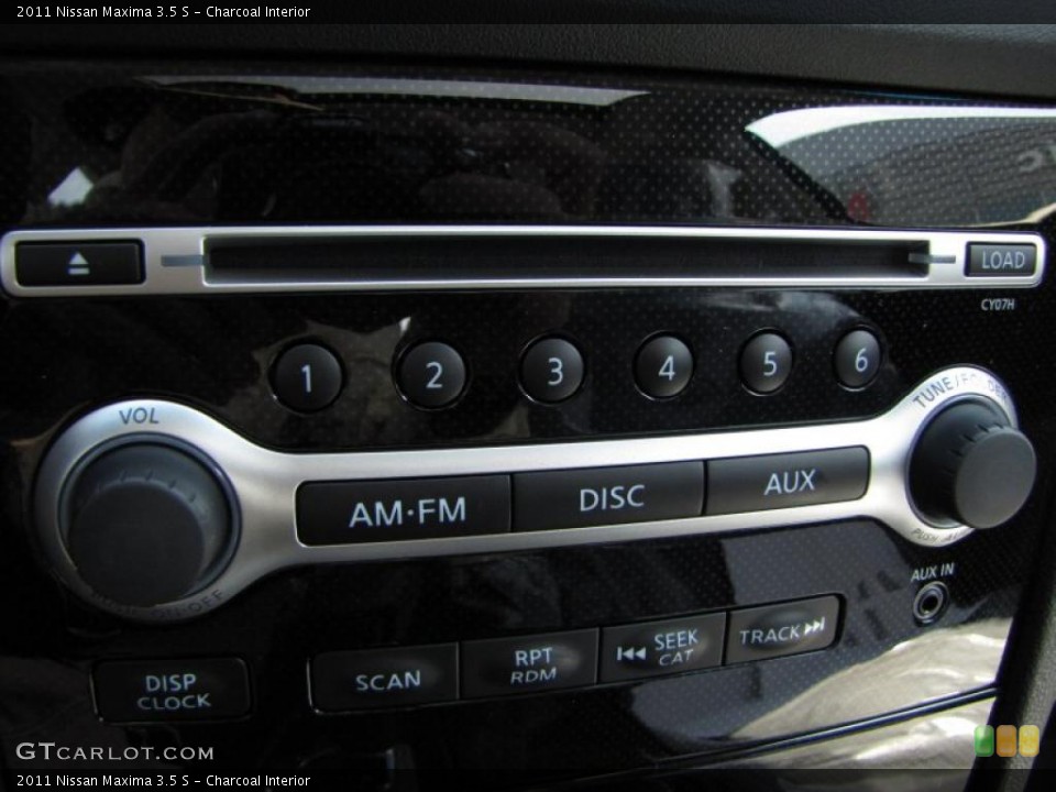 Charcoal Interior Controls for the 2011 Nissan Maxima 3.5 S #48496675