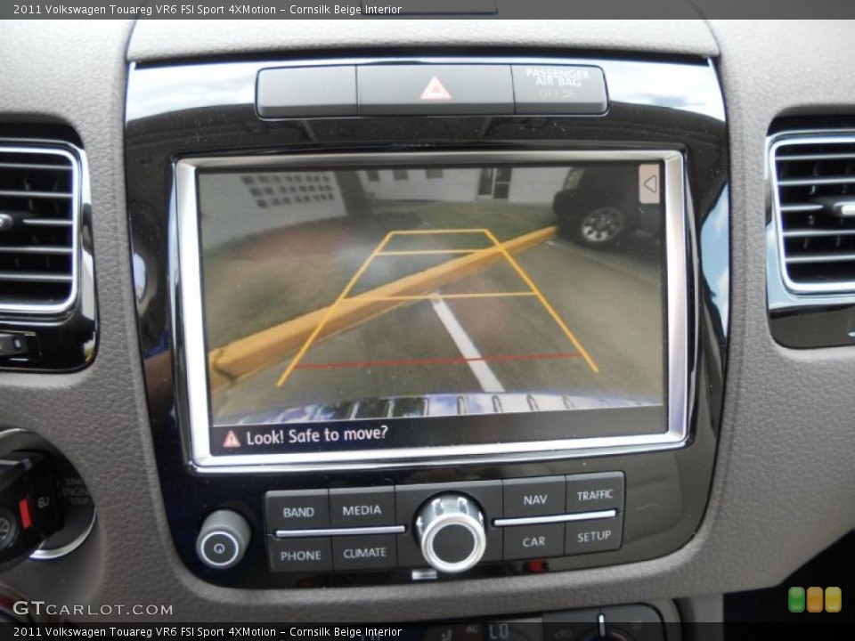 Cornsilk Beige Interior Controls for the 2011 Volkswagen Touareg VR6 FSI Sport 4XMotion #48497221