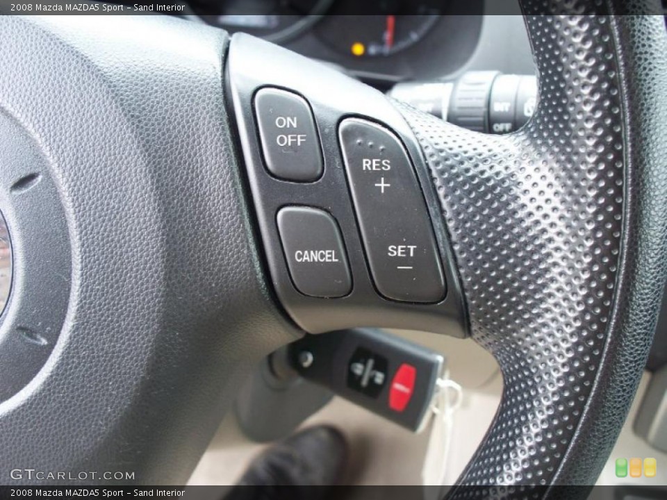 Sand Interior Controls for the 2008 Mazda MAZDA5 Sport #48497308
