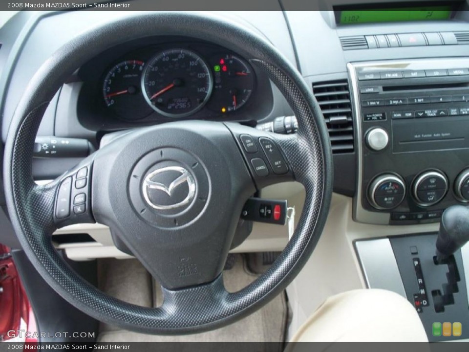 Sand Interior Steering Wheel for the 2008 Mazda MAZDA5 Sport #48497317