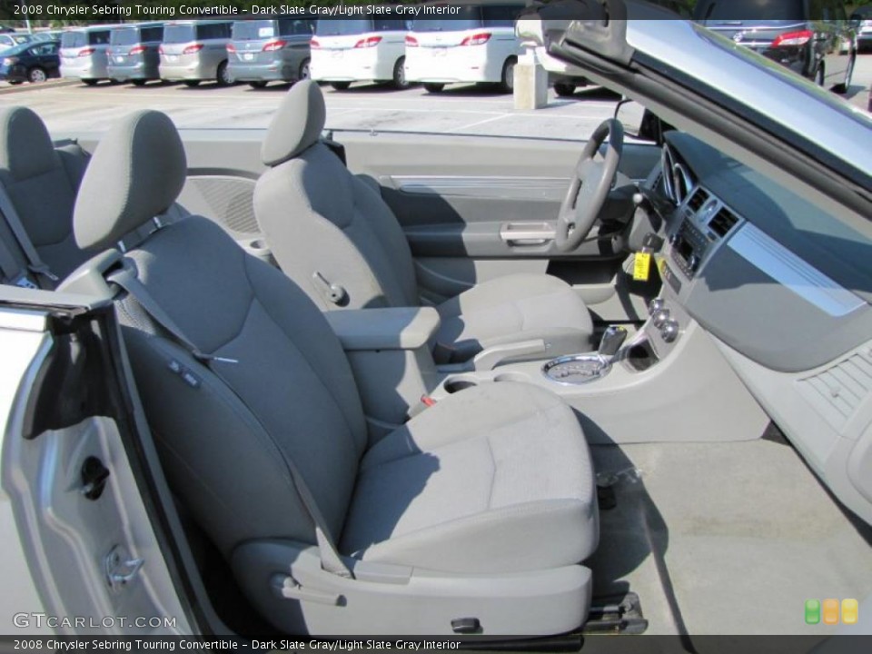Dark Slate Gray/Light Slate Gray Interior Photo for the 2008 Chrysler Sebring Touring Convertible #48497422