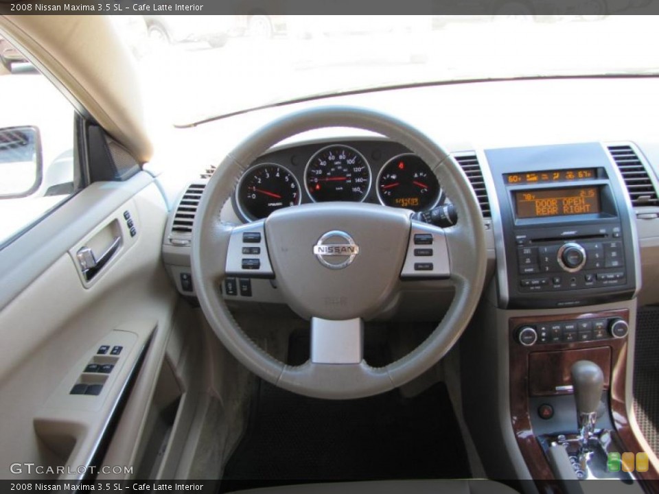 Cafe Latte Interior Dashboard for the 2008 Nissan Maxima 3.5 SL #48497816