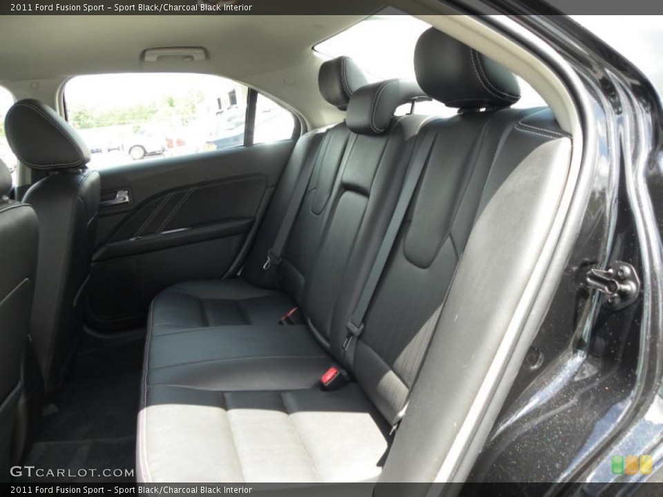 Sport Black/Charcoal Black Interior Photo for the 2011 Ford Fusion Sport #48498775