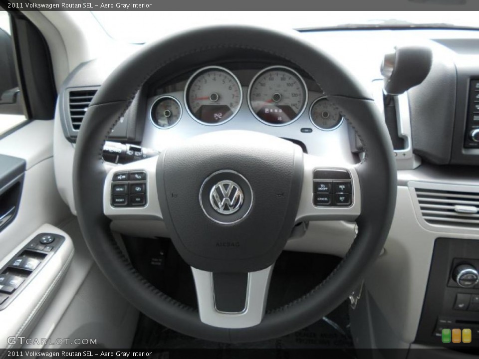 Aero Gray Interior Steering Wheel for the 2011 Volkswagen Routan SEL #48498868