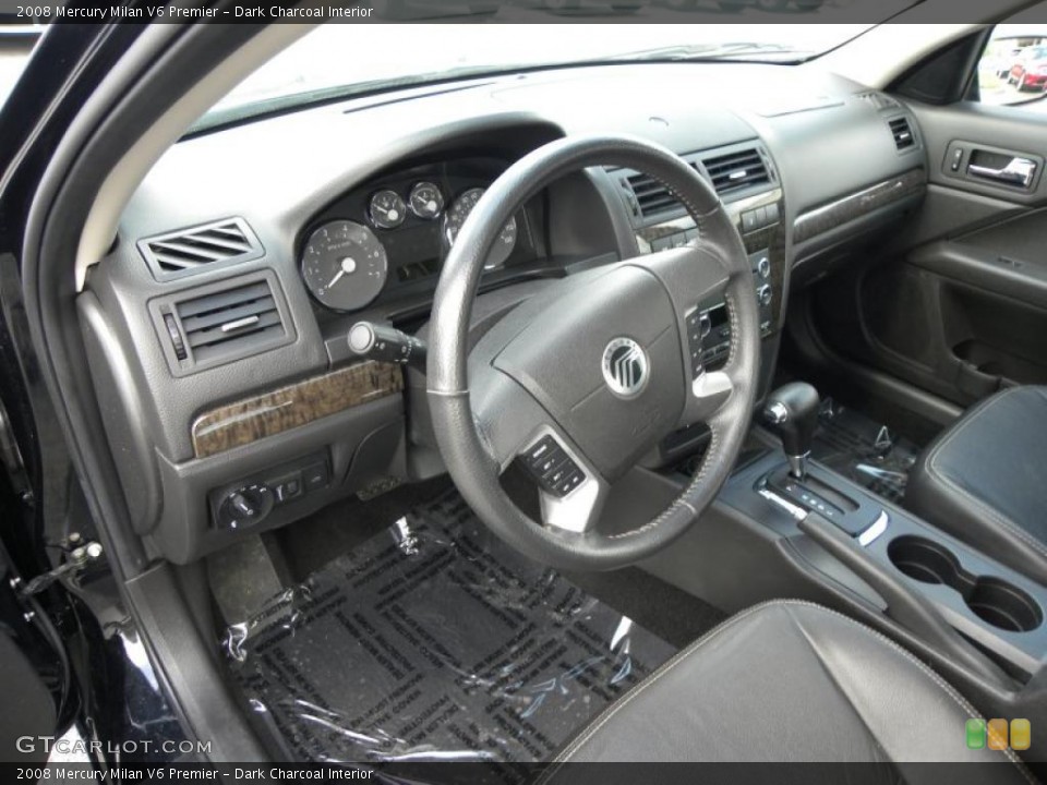 Dark Charcoal Interior Prime Interior for the 2008 Mercury Milan V6 Premier #48500143
