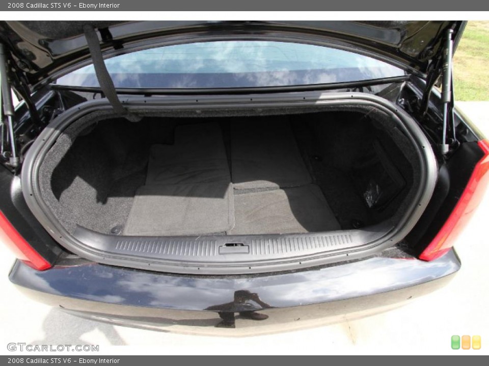 Ebony Interior Trunk for the 2008 Cadillac STS V6 #48501112