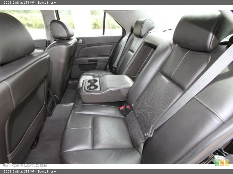 Ebony Interior Photo for the 2008 Cadillac STS V6 #48501157