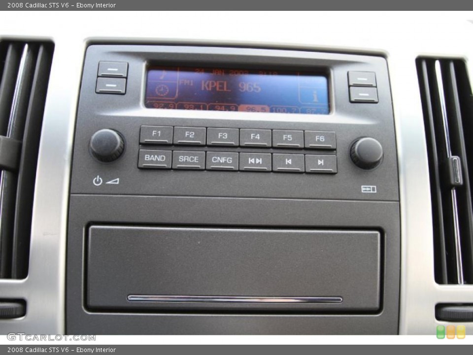 Ebony Interior Controls for the 2008 Cadillac STS V6 #48501223