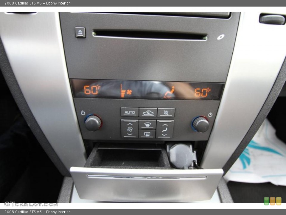 Ebony Interior Controls for the 2008 Cadillac STS V6 #48501232