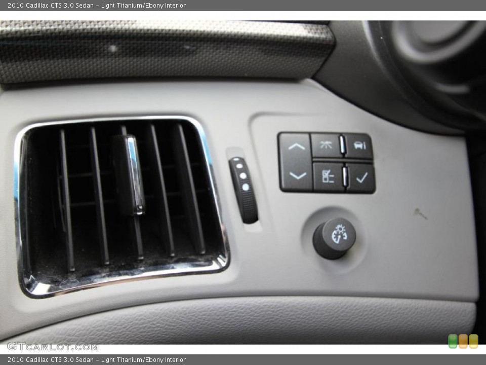 Light Titanium/Ebony Interior Controls for the 2010 Cadillac CTS 3.0 Sedan #48501394