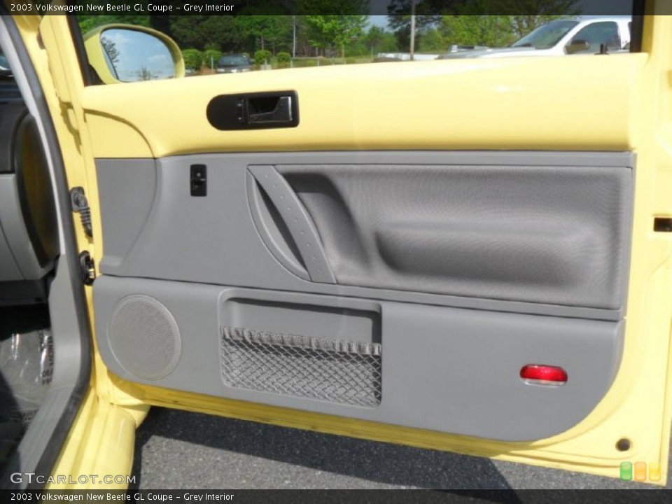 Grey Interior Door Panel for the 2003 Volkswagen New Beetle GL Coupe #48501943